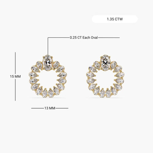 Circle of Love Earrings
