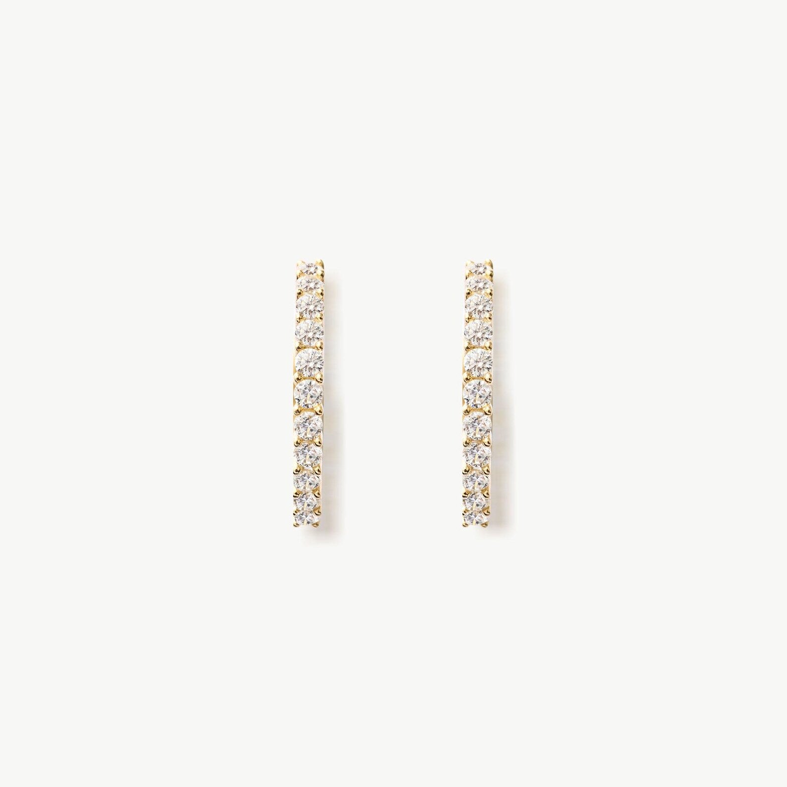 Classic Shared Prong Half Hoops