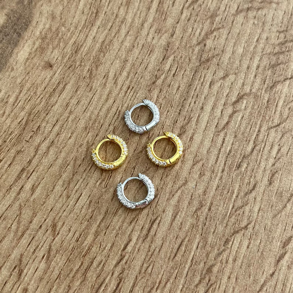 Classic Thick Hoop Earrings