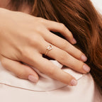 Cross Inside Heart Ring