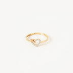 Cross Inside Heart Ring