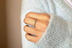 Dainty Cross Diamond Ring
