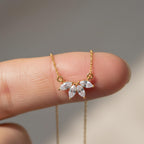 Dainty Marquise Drop Necklace