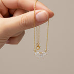Dainty Marquise Drop Necklace