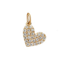 Delicate Diamond Heart Necklace