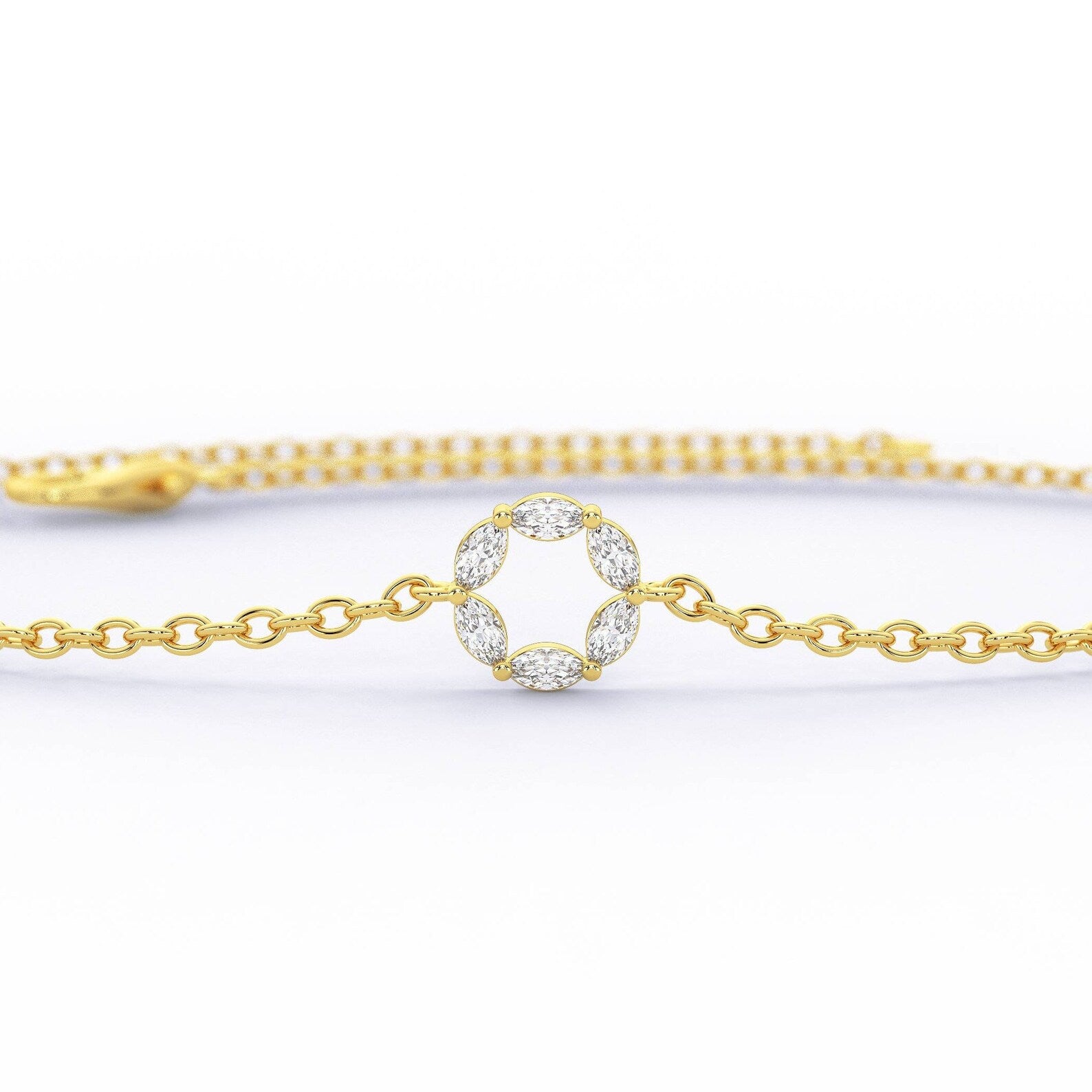 Diamond Circle Bracelet