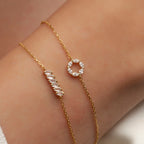 Diamond Circle Bracelet