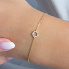 Diamond Circle Bracelet