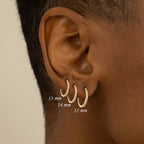 Diamond Eternity Hoops