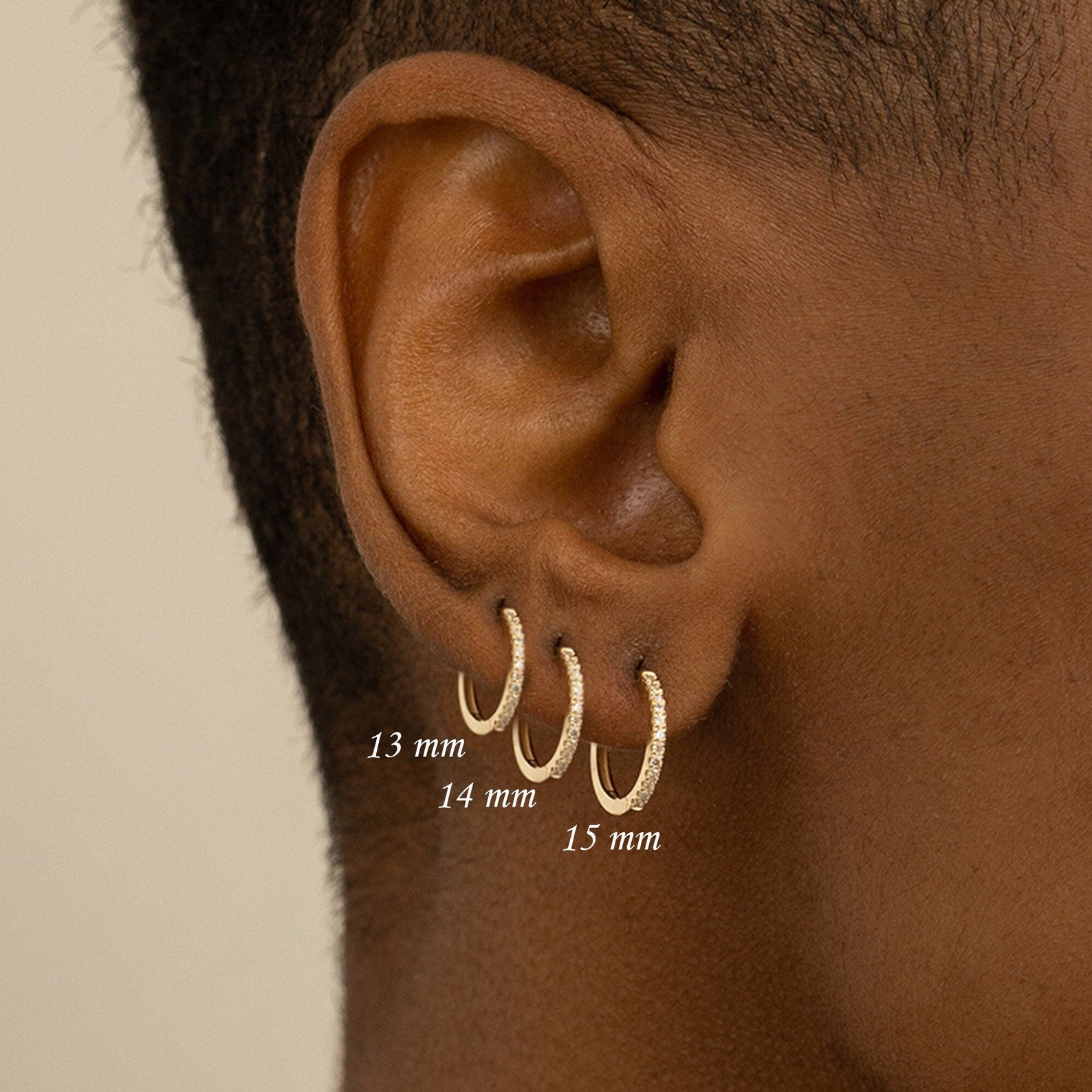 Diamond Eternity Hoops