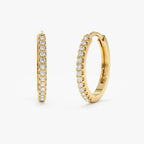 Diamond Eternity Hoops
