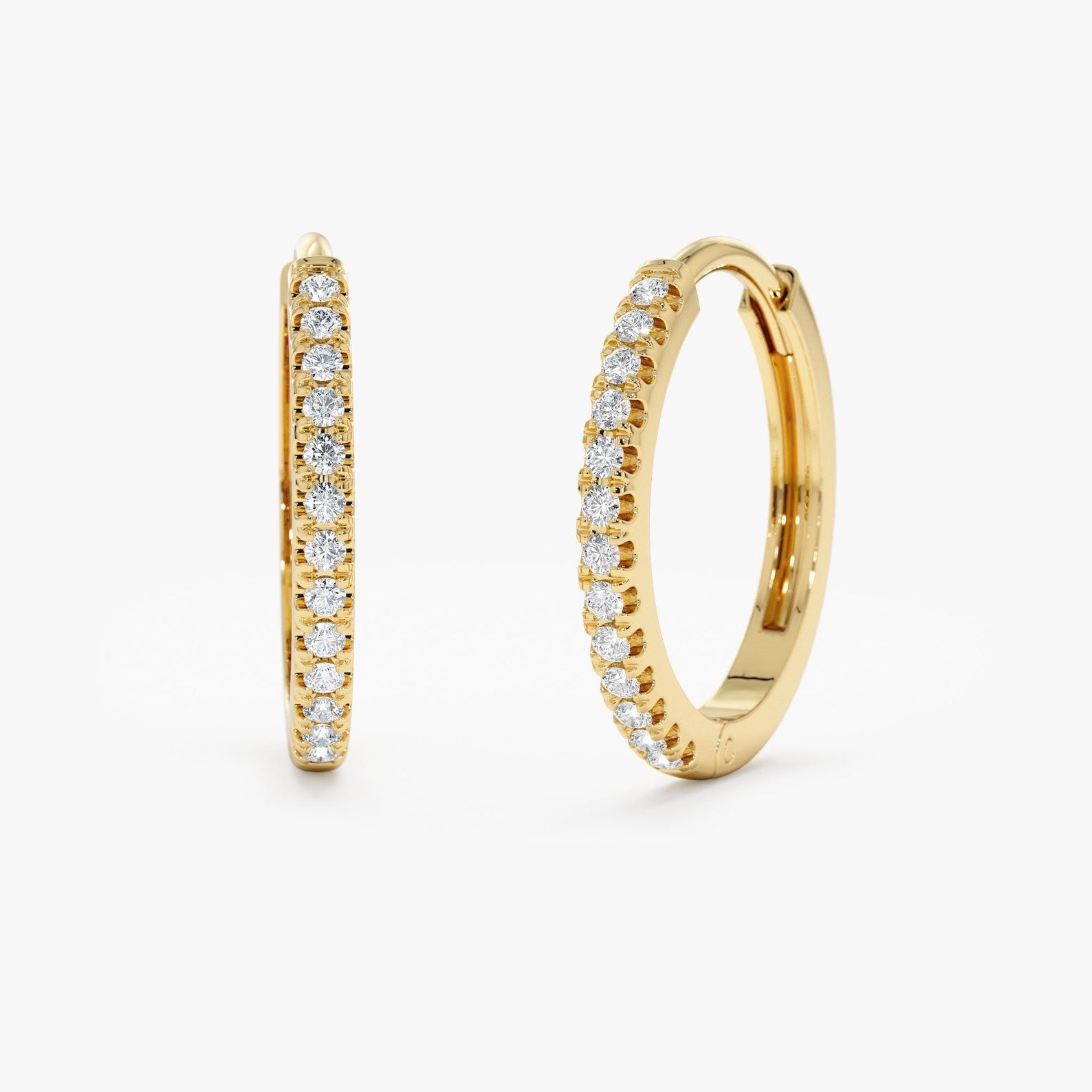 Diamond Eternity Hoops