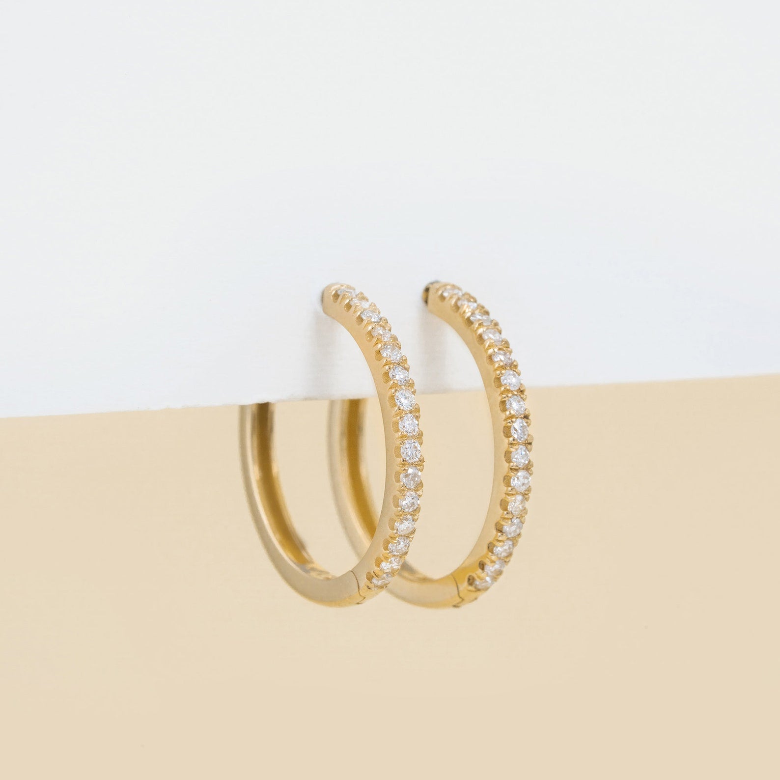 Diamond Eternity Hoops