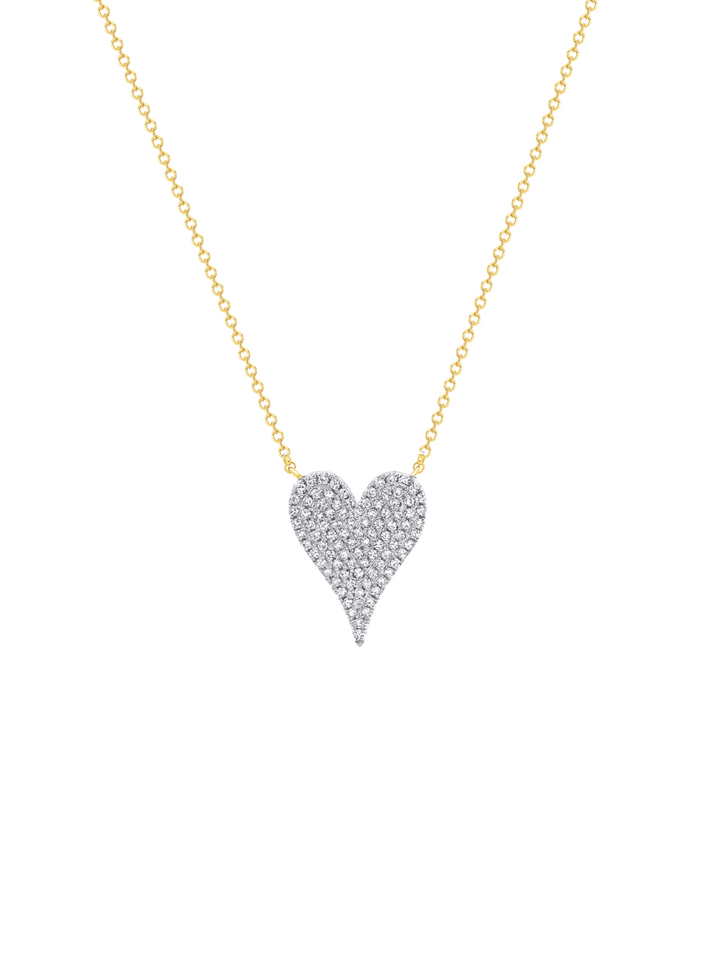 Diamond Heart Pendant Necklace