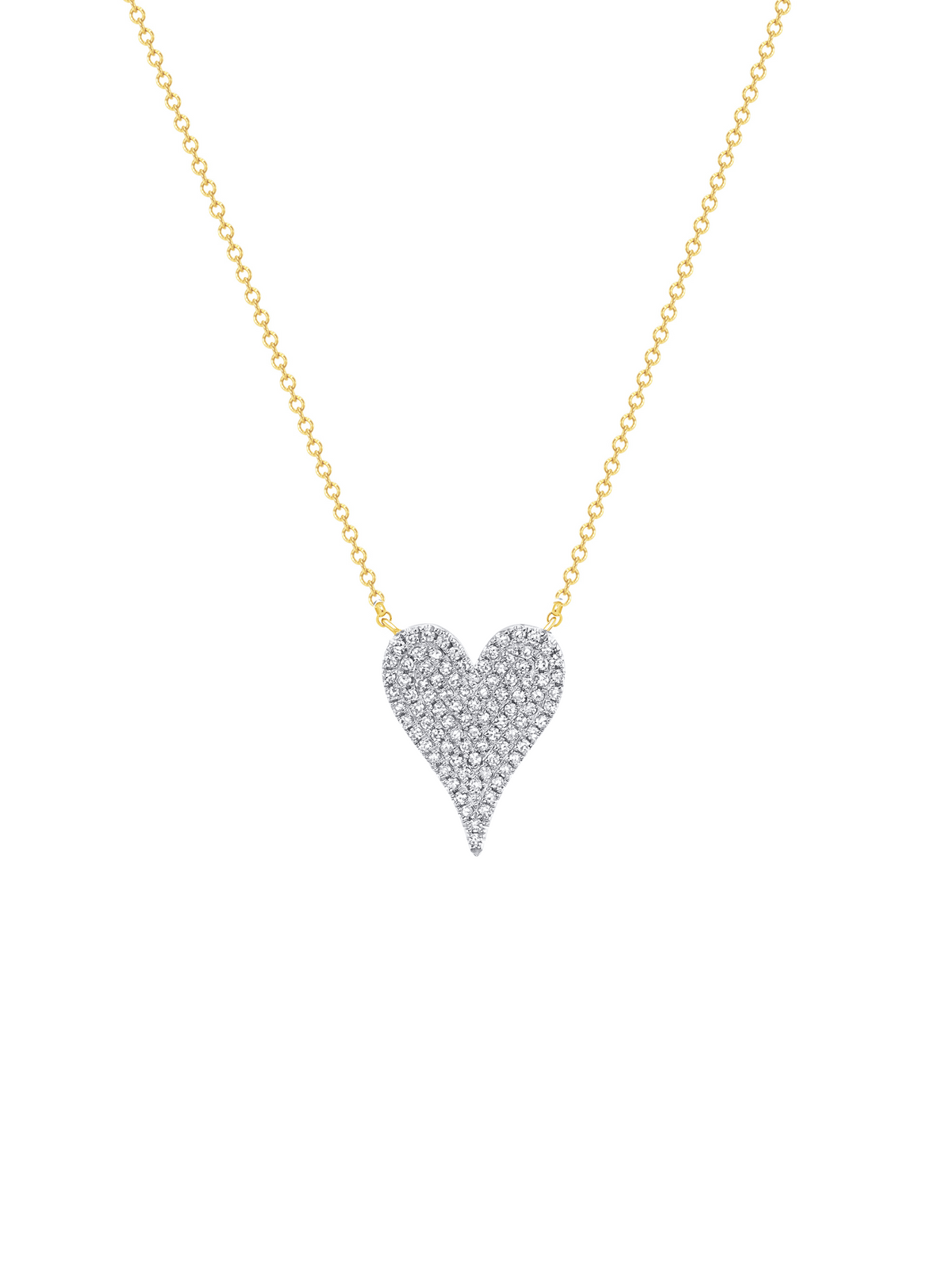 Diamond Heart Pendant Necklace