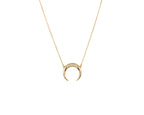 Double Horn Necklace