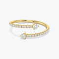 Duo Diamond Wrap Ring