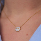 Eclipse Pavé Diamond Necklace