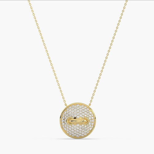 Eclipse Pavé Diamond Necklace