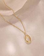 Elegant Drop Diamond Necklace