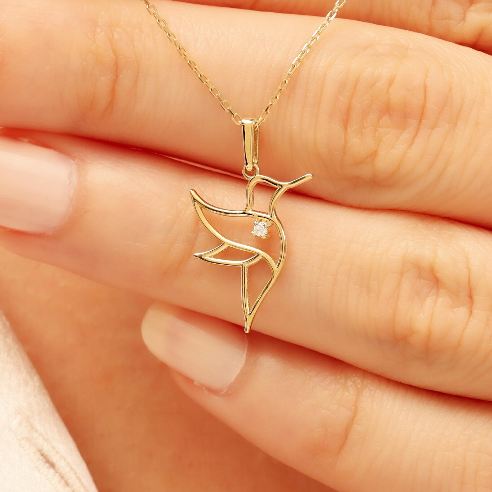 Bird Pendant Necklace