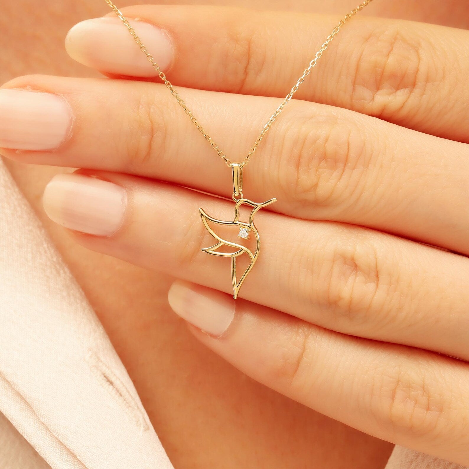 Bird Pendant Necklace