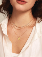 Engravable Heart Pendant Necklace