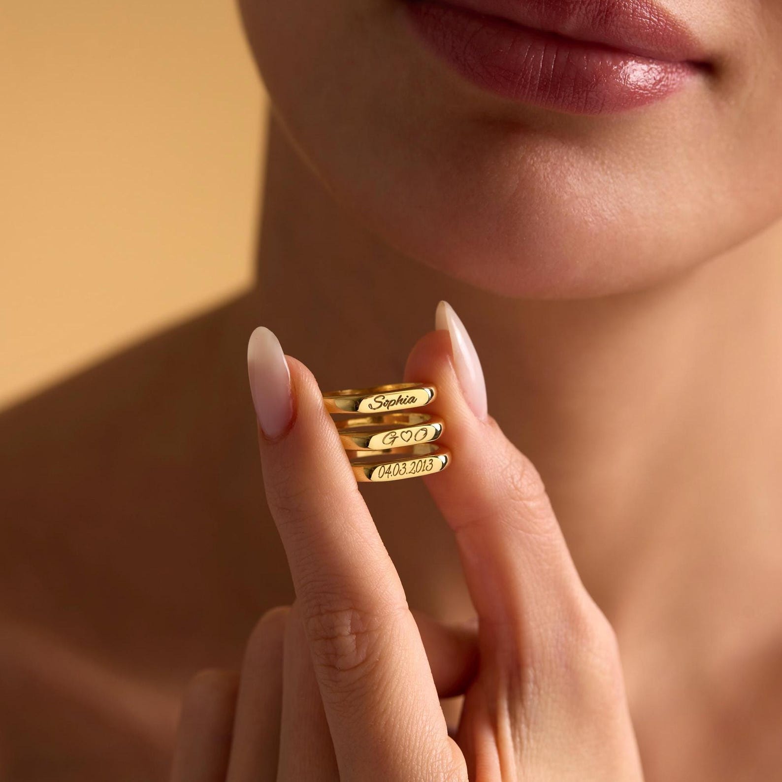 Engraved Signature Ring