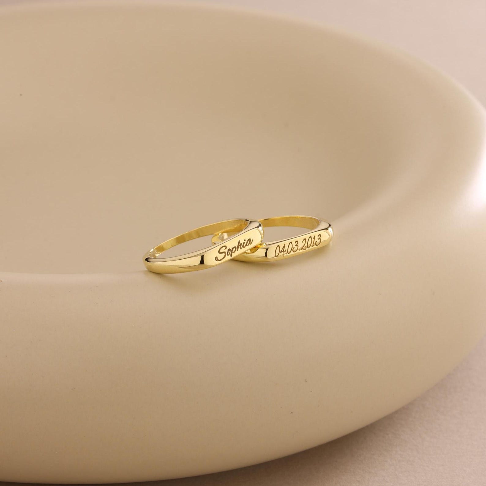 Engraved Signature Ring
