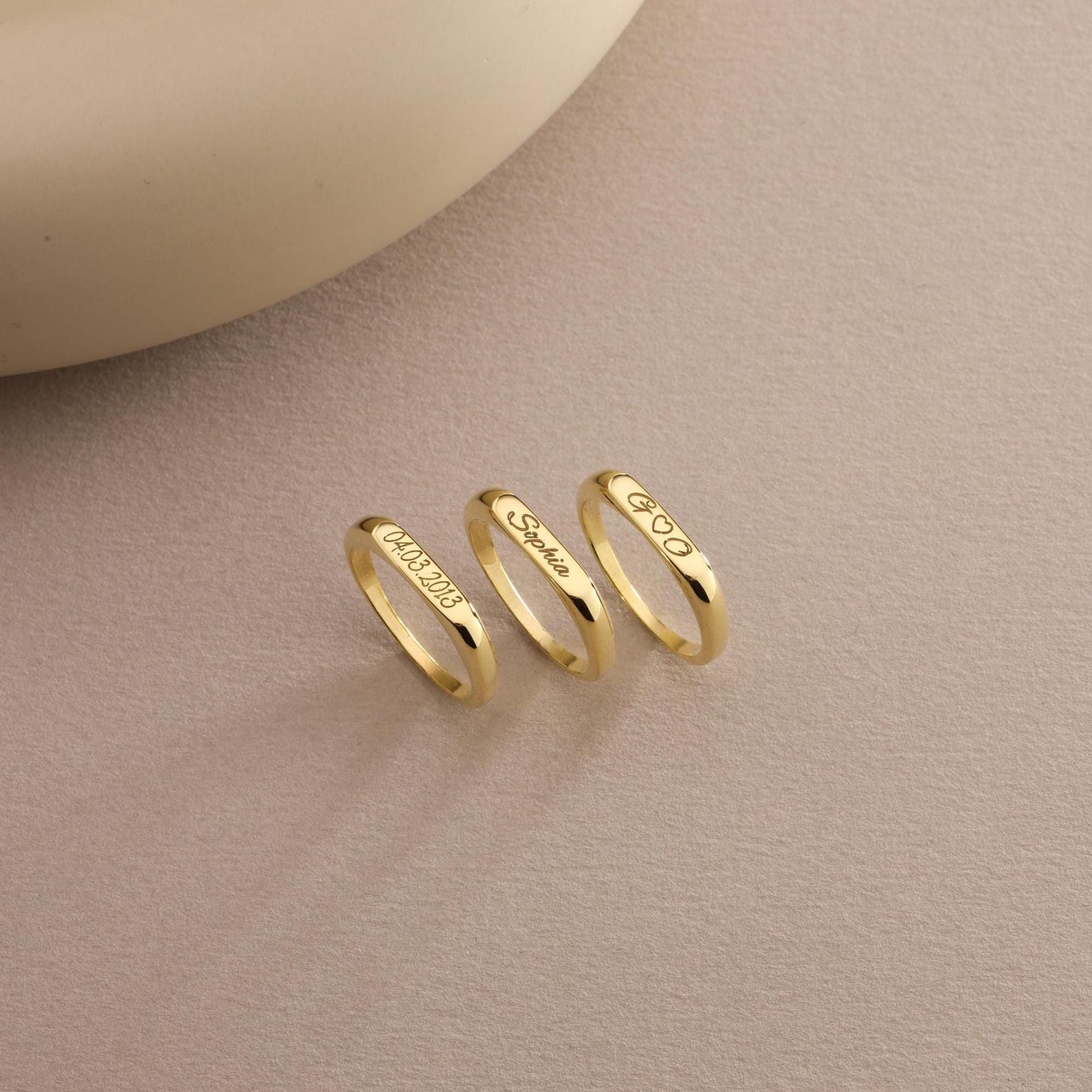 Engraved Signature Ring