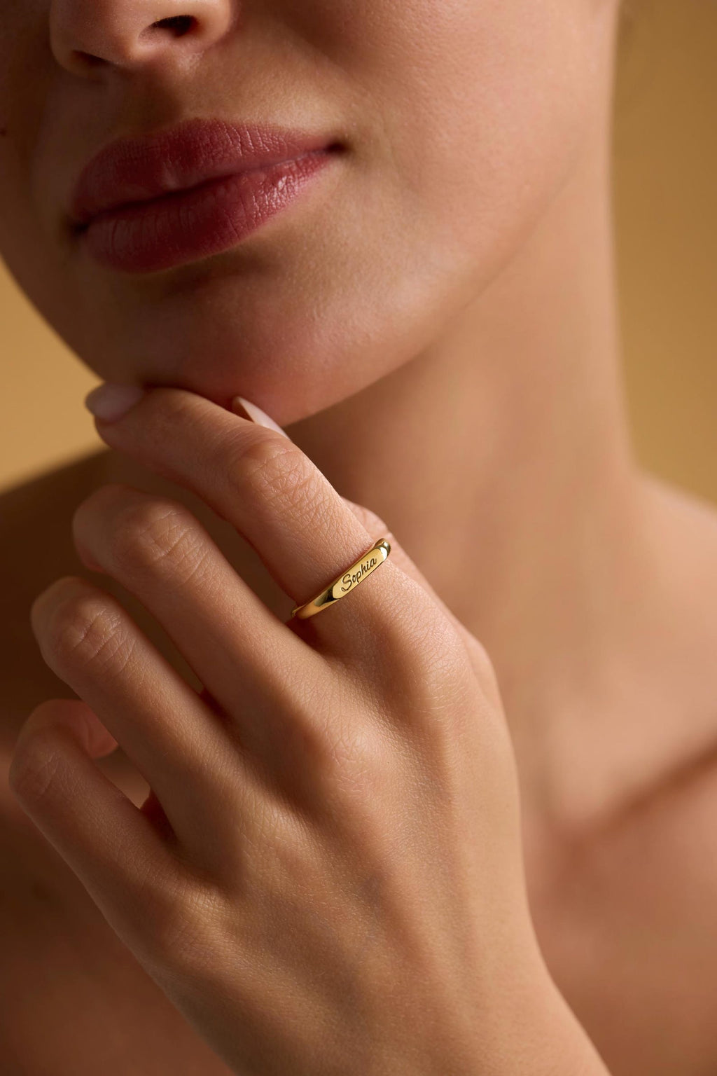Engraved Signature Ring