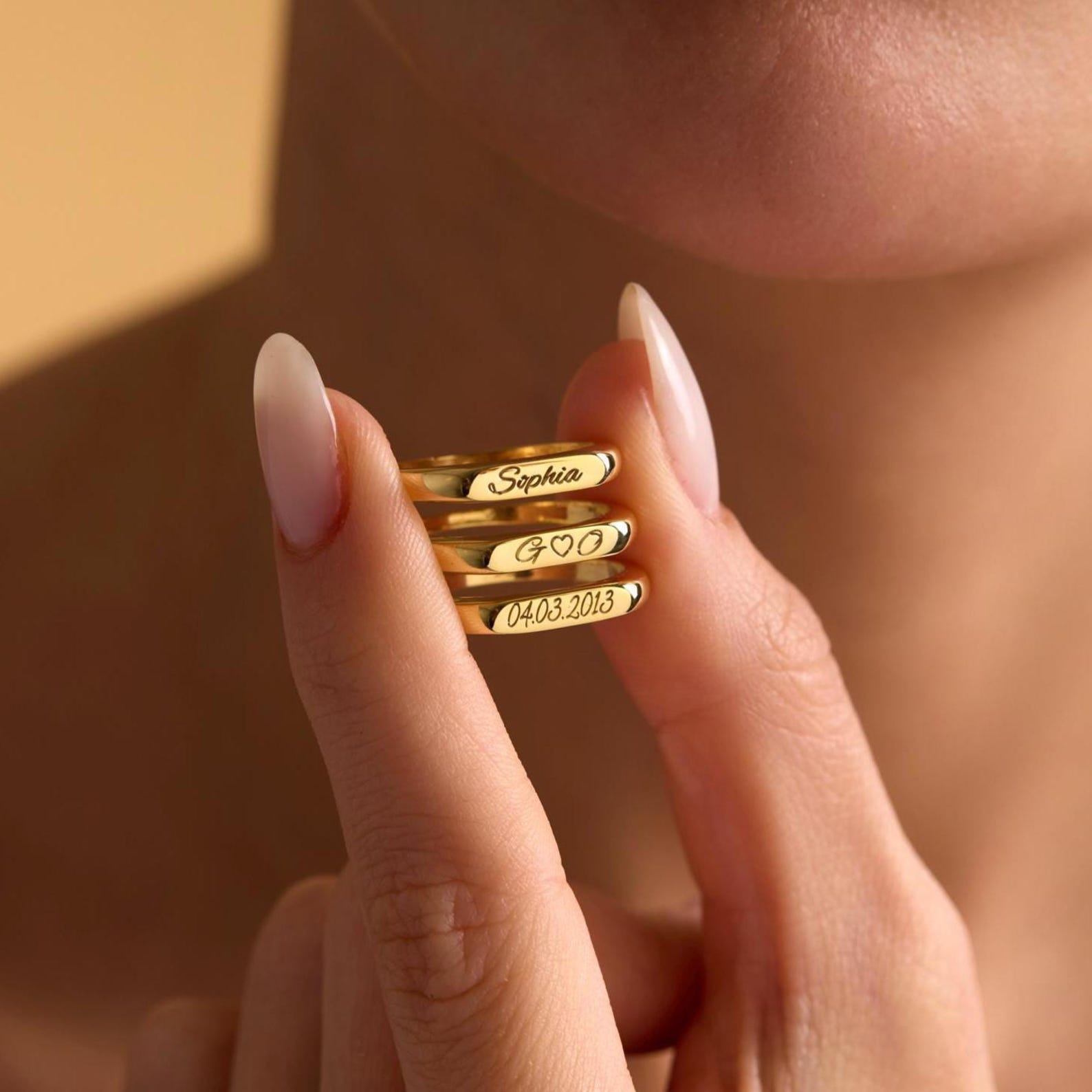 Engraved Signature Ring