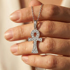 Eternal Life Diamond Ankh Necklace