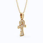 Eternal Life Diamond Ankh Necklace