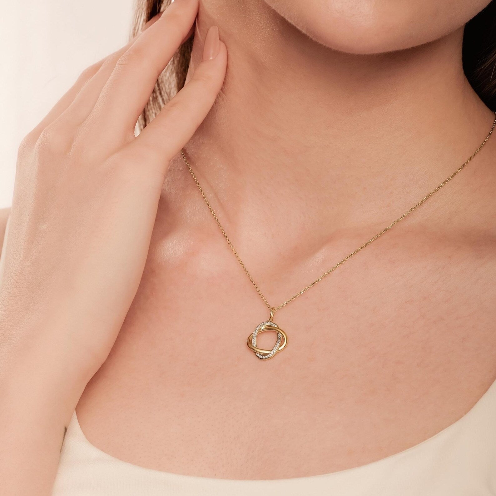 Eternal Orbit Love Necklace