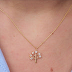 Eternal Tree of Life Diamond Necklace