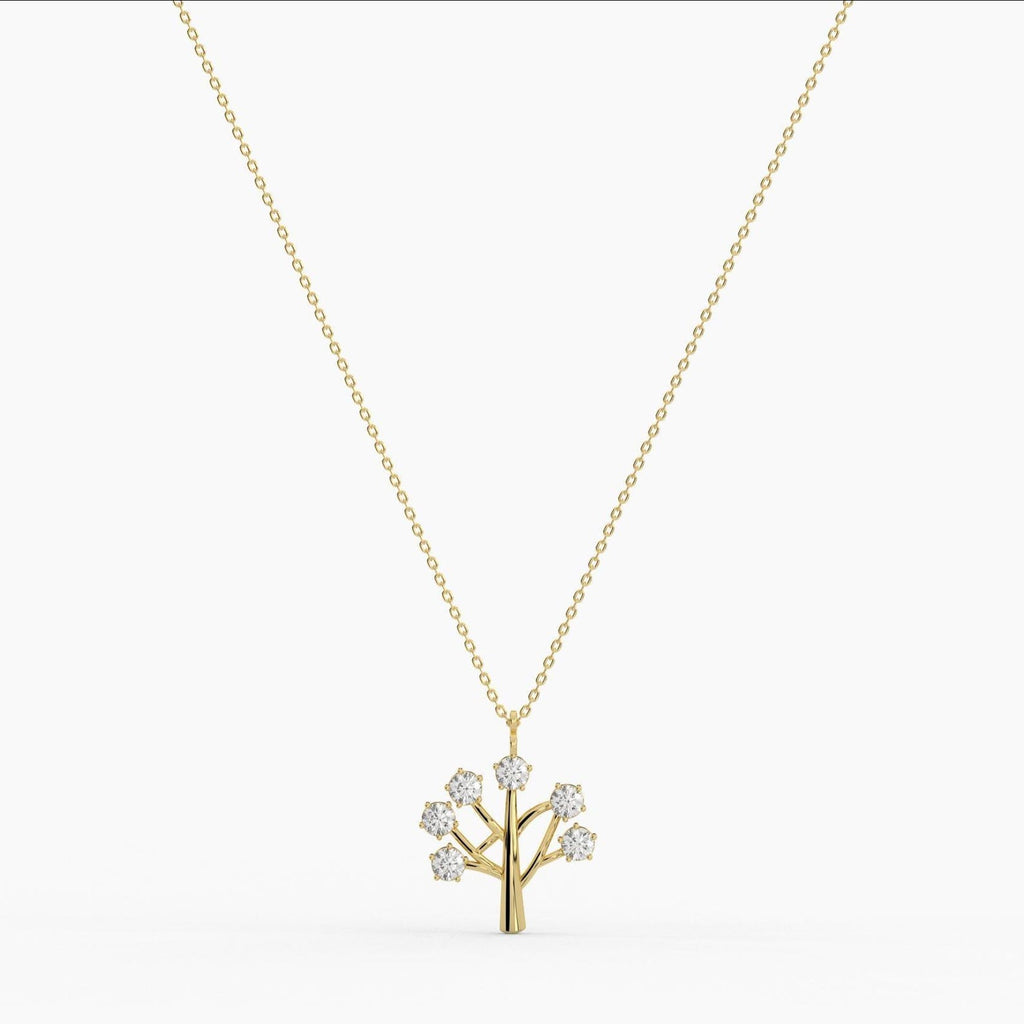Eternal Tree of Life Diamond Necklace
