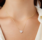 Everyday Pavé Heart Necklace