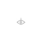 Evil Eye Diamond Pendant Necklace