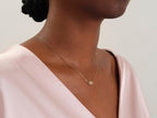 Eyelash Evil Eye Necklace
