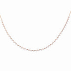 Floating Diamond Tennis Necklace