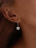 Flower Chain Drop Hoops