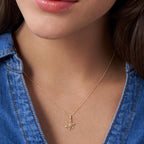 Frostlight Snowflake Diamond Necklace