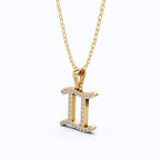 Gemini Zodiac Diamond Necklace