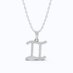 Gemini Zodiac Diamond Necklace