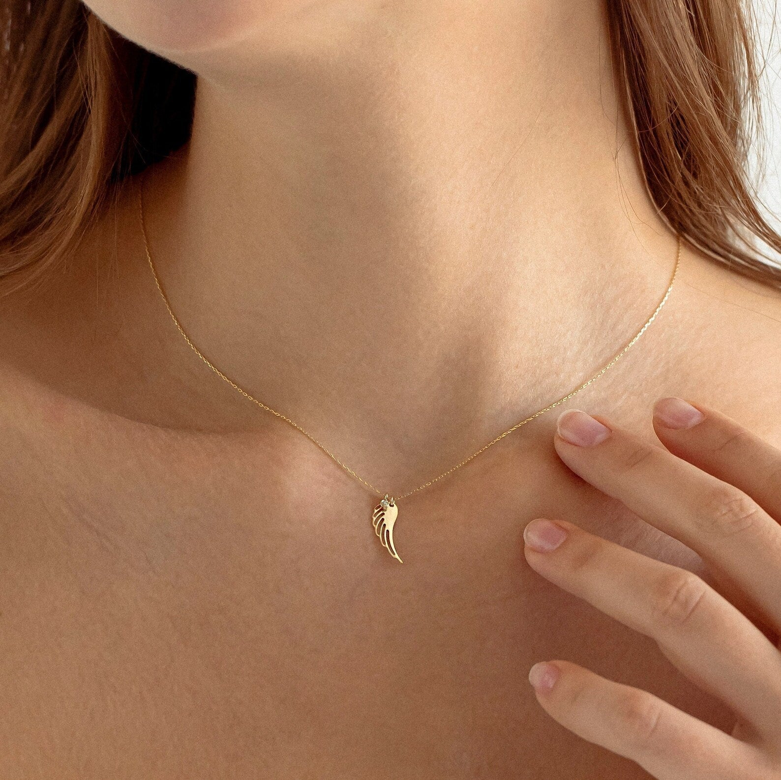 Guardian Angel Wing Necklace