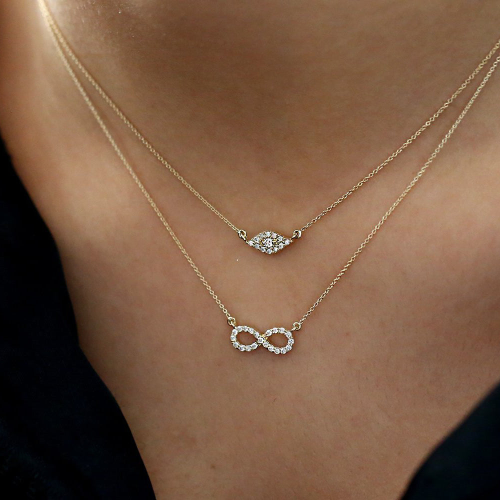 Guardian Eye Diamond Necklace