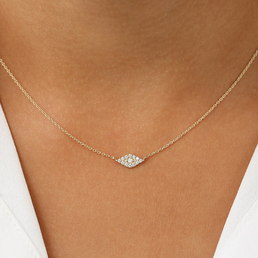 Guardian Eye Diamond Necklace
