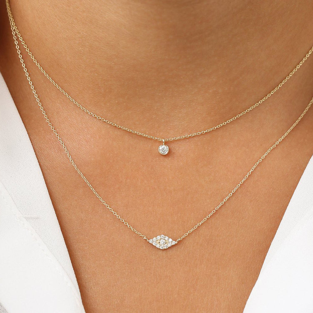 Guardian Eye Diamond Necklace