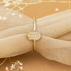 Hamsa Hand Diamond Ring